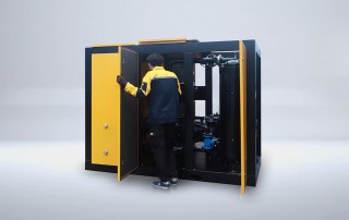 气大师两级压缩螺杆空压机